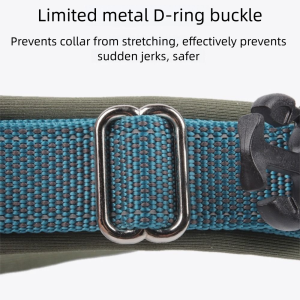PERNEAKY Có thể điều chỉnh Vòng cổ chó phản quang Dây đai đàn hồi Không kéo Dây xích an toàn cho chó Chất lượng cao Thoải mái Vòng cổ cho thú cưng cho chó vừa và lớn Ngoài trời