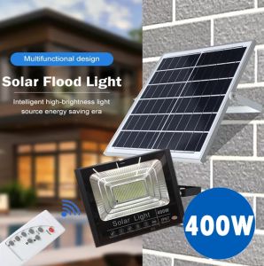 400W High Brightness LED Solar Light Solar Charging IP67 Waterproof High Conversion Solar Panel