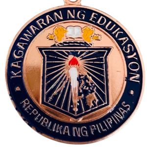 Kagawaran ng Edukasyon DepEd Recognition Graduation Academic Awards Medal 4cm 5cm 6cm Gold Silver Bronze Medals