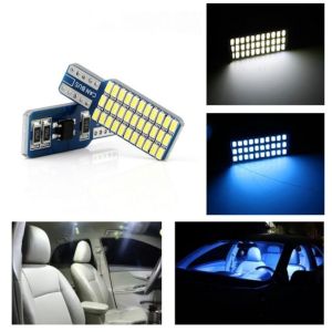 Lampu LED T10 Plafon Kabin Mobil CanBus SMD 3014 33 Titik Mata Cabin