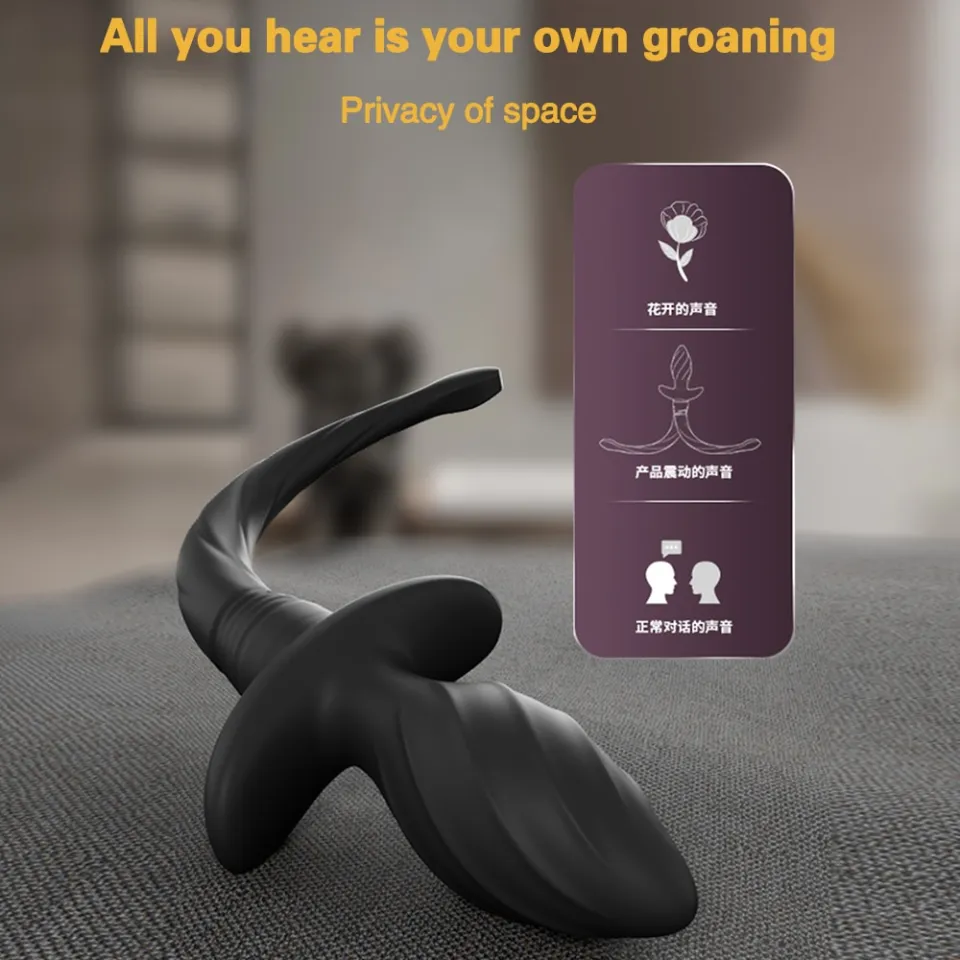 vibrating dog tail butt plug Dog Tail Butt Plug Silicone Puppy Play Anal Butt Plug – Honeyloveyou