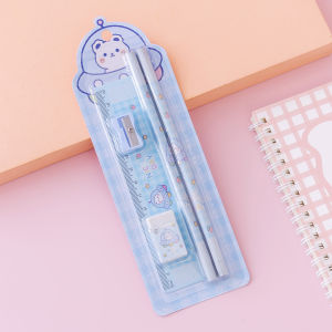 【Ready Stock】5 In 1 Stationery Gift Pencil Set Party Gift Door Gift or Kindergarten for Children