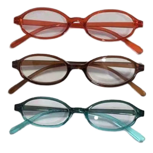 Oval Small Frame Glasses for Teens Girls Party Colorful Lens Harajuku Style Trendy Fashion Christmas Halloween Glasses