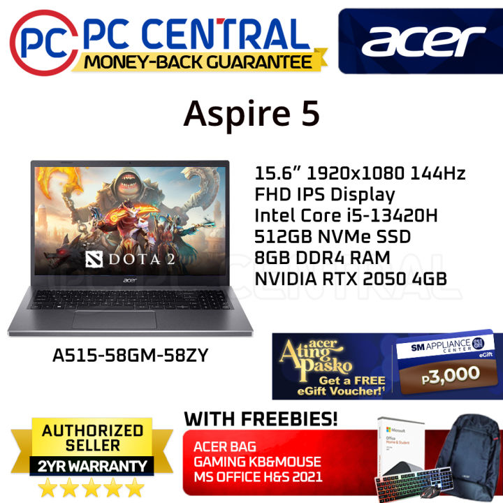 Acer Aspire 58ZY (A515-58GM-58ZY) INTEL CORE i5-13420H