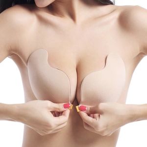 Women Self Adhesive Strapless Invisible Bras No Wire Brassiere  Beauty Back Seamless Sleep  Lingerie