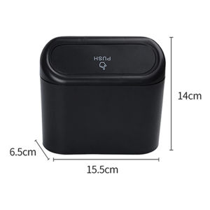 K-802 Trash Bin Car Dustbin Garbage Organizer Holder Portable Hanging Mini Wastebasket Bin