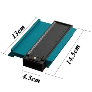 Penggaris Kontur Profil Gauge Alat Ukur Copy Sudut dan Siku Keramik Tersedia 5 6 10 Inch