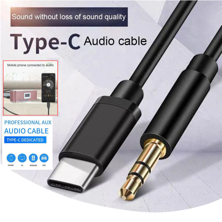 USB Type C To Jack Male Audio Cable Type-C Jack Type-C