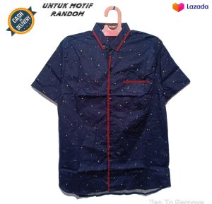 Kemeja Lengan Pendek Anak Laki Laki Pria Remaja Fashion Bahan Katun Strecth Adem Melar Motif Bermotif Polos Kotak Kotak Murah Umur Usia TK SD SMP SMA 1 2 3 4 5 6 7 8 9 0 Tahun-KIDZTUBS1804021224