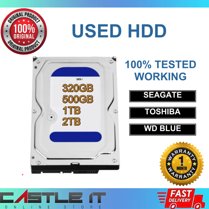 Lot De 3 Disques Durs 500Go (Seagate, WD, Toshiba) - Occasion Pour PC Portable