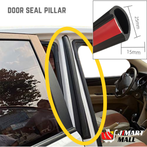 SOUNDPROOF SMALL B TYPE 4 METER Rubber Seal Car Bonnet Trunk Side Door Boot D Shape Sound Insulation Bunyi Pintu Kereta 汽车隔音条密封条防尘防水车门B柱