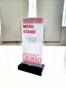 ป้ายใส่เมนู ป้ายหมุน ป้ายห่วง 6 แผ่น 12 หน้า พลิกได้/แบบหมุน 2 ด้าน ขนาด A5 A6 A4พับ3 ป้ายตั้งโต๊ะ ป้ายใส่โบรชัวร์