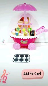 C-011 (2) Ice Cream Cart Battery Operated with Lights and Sounds