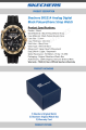 (OFFICIAL WARRANTY) Skechers Ridgeland SR5214 Analog Digital Quartz Black Polyurethane Strap Men's Watch (2 Years Warranty). 