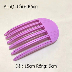 Lược Kẹp Tạo Phồng Chân Tóc 3 Răng Và 6 Răng Không Nhiệt Kẹp Nâng Chân Tóc Làm Phồng Tóc Tự Nhiên Giữ Nếp Cả Ngày