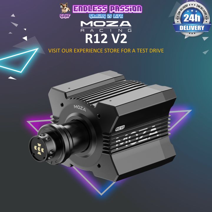 MOZA R12 Direct Drive Wheel Base - RS048 Moza R12 Wheelbase Price