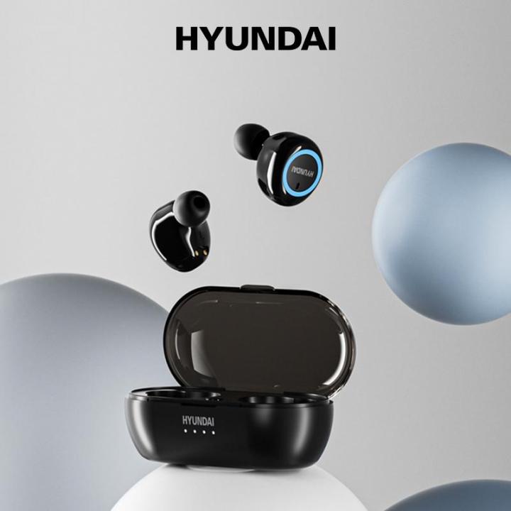 Hyundai HY T21 TWS Bluetooth Earphone BT5.3 Wireless Earphone 9D