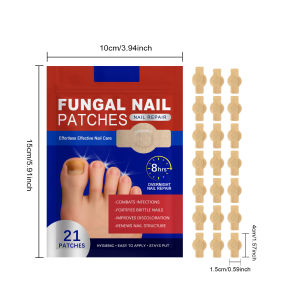 Fungal Nail Patches – Portable & Gentle Nail Repair Patches Effective Toenail Patches for Restoring Damaged Discolored & Weak Nails – Easy-to-Use Treatment for Healthy Nail Growth