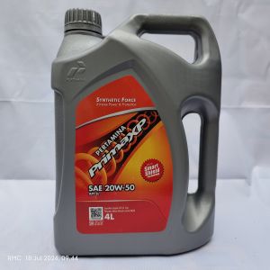 OLI MESIN MOBIL BENSIN PERTAMINA PRIMA XP 20W-50 4 LITER