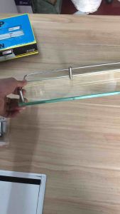 Kệ kiếng nhà tắm rào inox dài 40cm và 50cm(kệ 201)