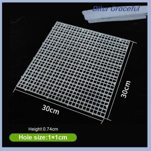 Ditur Detachable Spliceable Fish Tank Isolation Plate Upper Cover Net Bottom Filter Grid Bracket Bottom Filter Plate Divider Plate