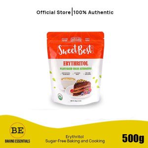 Sweet Best Erythritol 500g x 1 pack Natural Sweetener Zero Calorie Sweetener Diabetic Friendly Ketogenic Diet