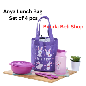 Set Tas Bekal ANYA Lunch Bag set of 4Pcs  - Bunda Beli Shop