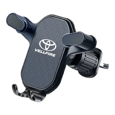 ตะขอช่องระบายอากาศรถที่วางโทรศัพท์ในรถ Toyota Vellfire แท่นวางโทรศัพท์รองรับโทรศัพท์มือถือการหมุน360องศา