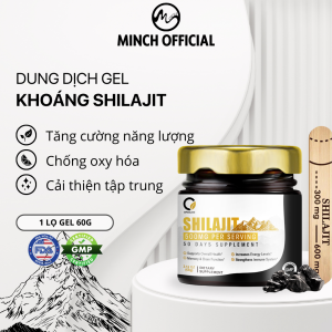Dung dịch Orgeuos Shilajit 60g Himalayan nguyên chất organic bổ trợ cho các hoạt động thể chất