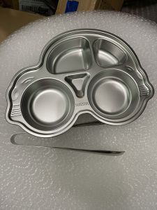 Khay cơm trẻ em 5 ngăn ô tô inox 304 và 316 siêu cao cấp Hàn Quốc an toàn vệ sinh