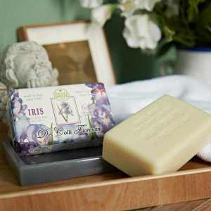 Small eight recommend Italian Nesty Dante Soap Nestie Dante Enchanted Iris Flower Bath Soap Wash Face