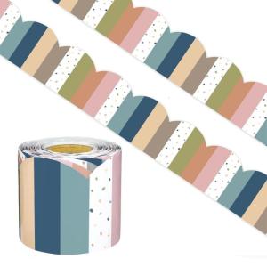 15.2m Adhesive Bulletin Border Trim Colorful Bulletin Board Borders Classroom Borders Decorative Borders for Whiteboard