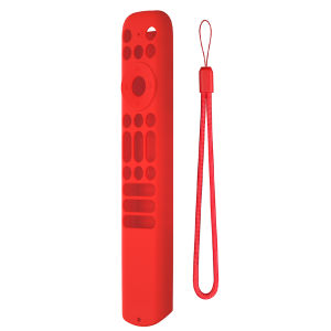Silicone bìa với dây bảo vệ Bìa Shell Vỏ Silicone tay áo cho TCL Q6 Q7 qm8 S4 S3 loạt điều khiển từ xa TV