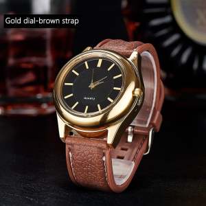 Metal Windproof and Flameless USB Rechargeable Lighter Watch Flameless Watches Men Wrist Minimalist Quartz Watch with Gift Box