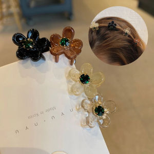 5Pcs/Set Trendy Mini Hair Claws For Women Korean Small Flower Hair Clips Set Hair Accessories Hair Crabs Girls Headwear Wedding