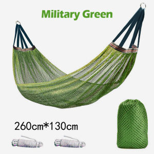 Duyan Ice Silk Hammock – Strong Load-Bearing Capacity Up to 200kg Outdoor Foldable Sports Travel Camping Hiking Hammock