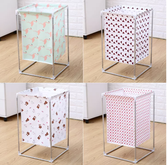 Stainless Steel Large Capacity Laundry Basket Hamper Storage (Random