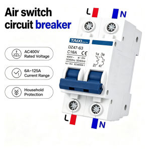 Circuit Breaker DZ47-63 Electric Circuit Breaker mcb CE Approved Electric Breaker AC Circuit Breaker 10A 16A 20A 63A