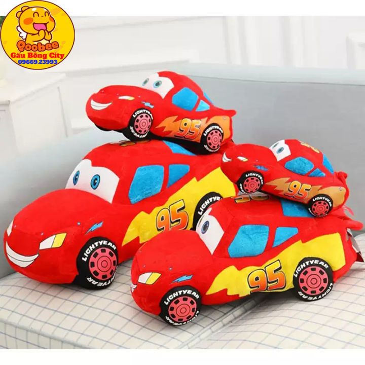 Gấu Bông Ô Tô Mc Queen- Ô Tô Nhồi Bông Cao Cấp Gấu Bông City | Lazada.vn