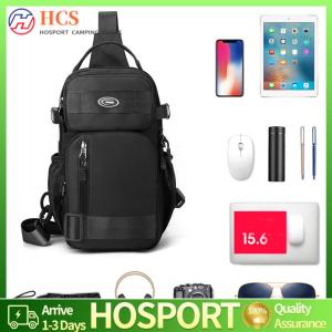 【HCS】 Men Casual Chest Bag Multi Pocket Lightweight Shoulder Bag Waterproof Multifunction Waist Bag Camping Hiking Running Bag