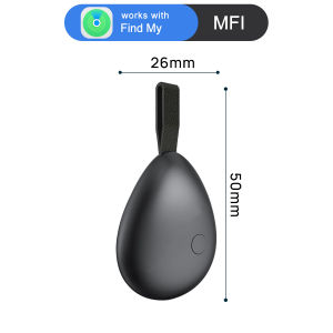 Waterproof Smart Tracker Key Finder Small Drop Shape Smart Pet Locator Tracking Accessories Bluetooth GPS Tracker Air-tag Lost Alarm Locator Works with iOS Find My for Kids Luggage Earbuds Car Keys Wallet Replaceable Battery