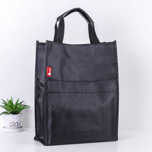 A4 Portable File Bag Waterproof Canvas Oxford Cloth Multi-layer Information Bag File Folders Business Documents Bags Handbag