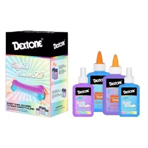 Dextone Confetti Slime Kit / diy slime / bahan slime anti gagal