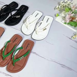 [Free Shipping] Womens Student Slippers for Home Indoor Use Non-Slip Flat Soft Sole Comfortable and Versatile Flip-Flops for Summer