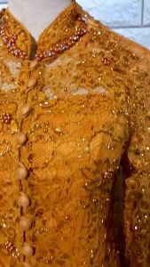set kebaya akad nikah gold kebaya brukar ibu hajat kebaya brukat besan kebaya BRUKAT TERMURAH