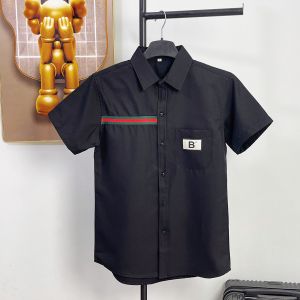 Áo sơ mi nam tay ngắn 2 phối thêu hoạ tiết from hàn quốc cao cấp Áo sơ mi phong cách trẻ trung HOTRENNN