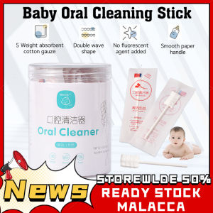 Baby Oral Cleaning Wipes 30pcs Newborn Tongue Cleaner Soft toothbrush Gauze/ Tooth Tissue/ Sikat Mulut Lidah Gigi Bayi/ Oral Wipes/Pembersih Mulut Bayi