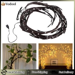 【Vodool】LED Vine Tree Branch Lights 8 Modes Tree Branch Lamp USB Powered Tree Vine Light for Desktop Wall Party Home Decoration