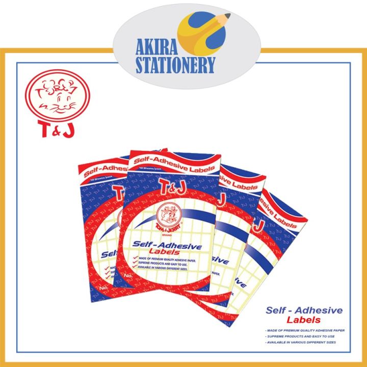 Kertas Label Tom And Jerry Putih / Stiker Tom & Terry / T&J Sticker ...