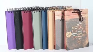 DIY Scrapbook Album with Flat-Opening Design - 20/30/40 Sheets for Photo Books and Valentines Gifts